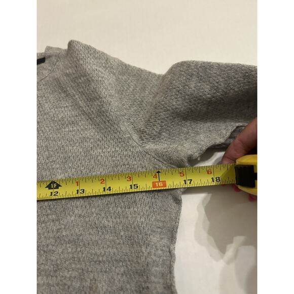 Rag & Bone X-Small Gray Merino Wool Blend Long Sleeve Henley Pullover Sweater - Picture 10 of 12